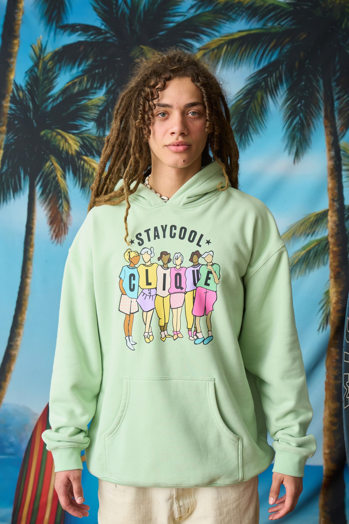 Clique Hoodie Mint Staycoolnyc