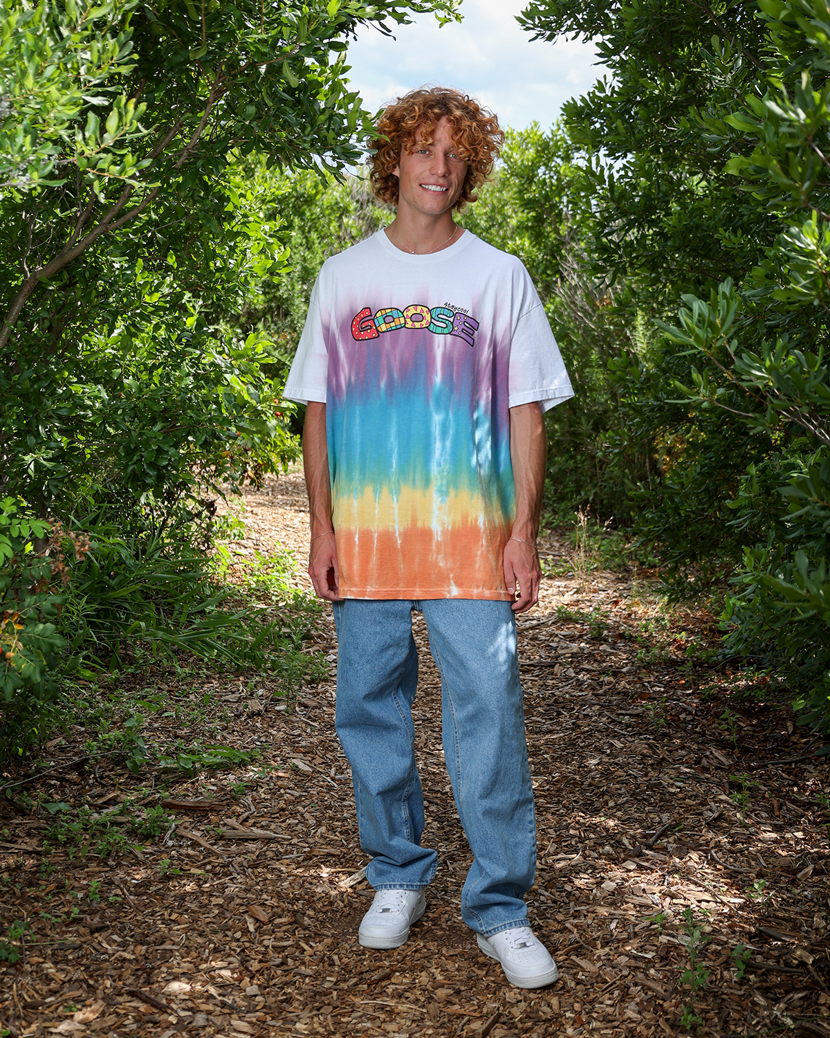 Staycool X Goose Rainbow Dye Tee