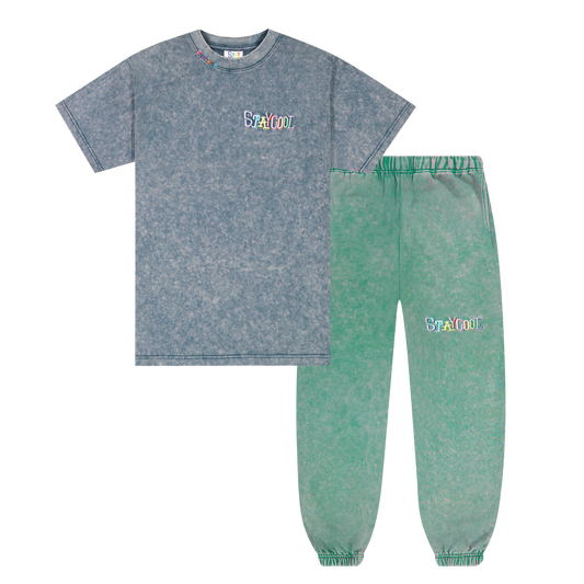 Tribal Denim Tee/Kelly Sweatpants Bundle