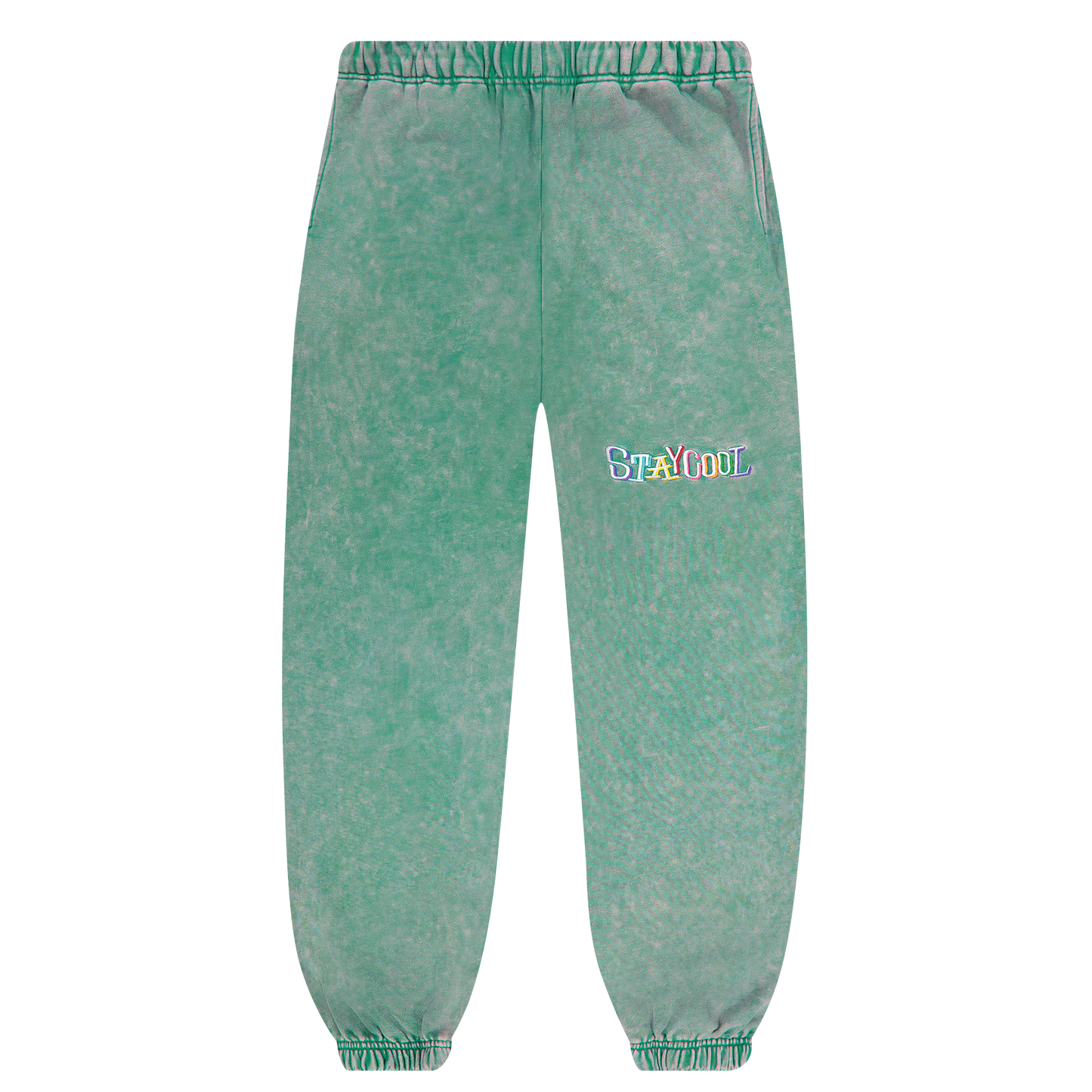 Tribal Acid Wash Sweatpants (Kelly)