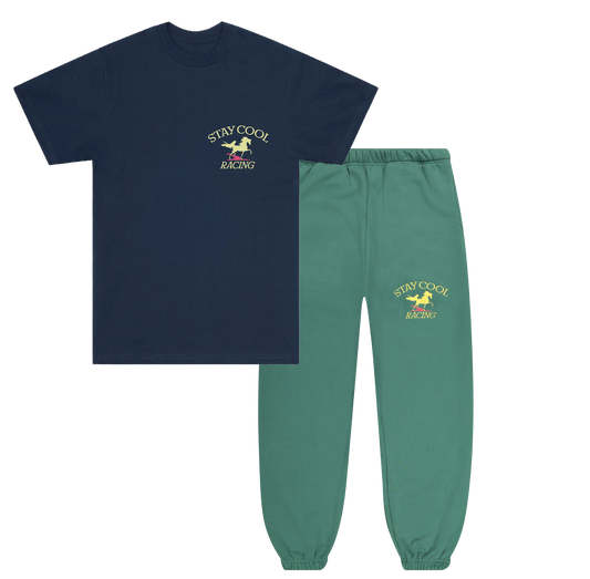 Racing Tee/Sweatpants Bundle