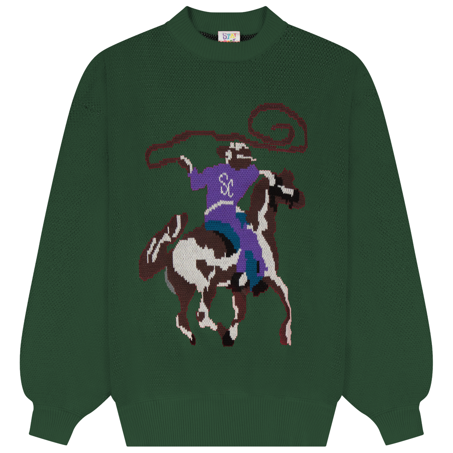 Rodeo Knit Sweater (Green)