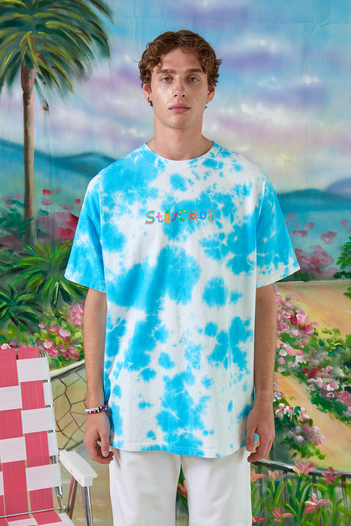 Tropical Tee Cloud Wash