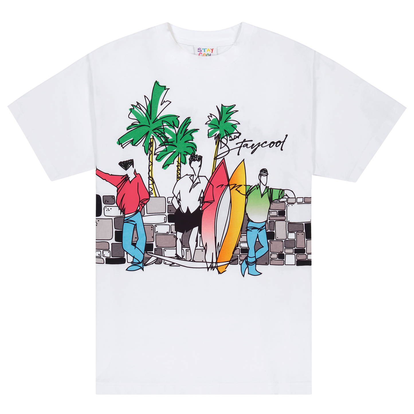 Surf Crew Tee (White)