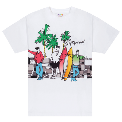 Surf Crew Tee (White)