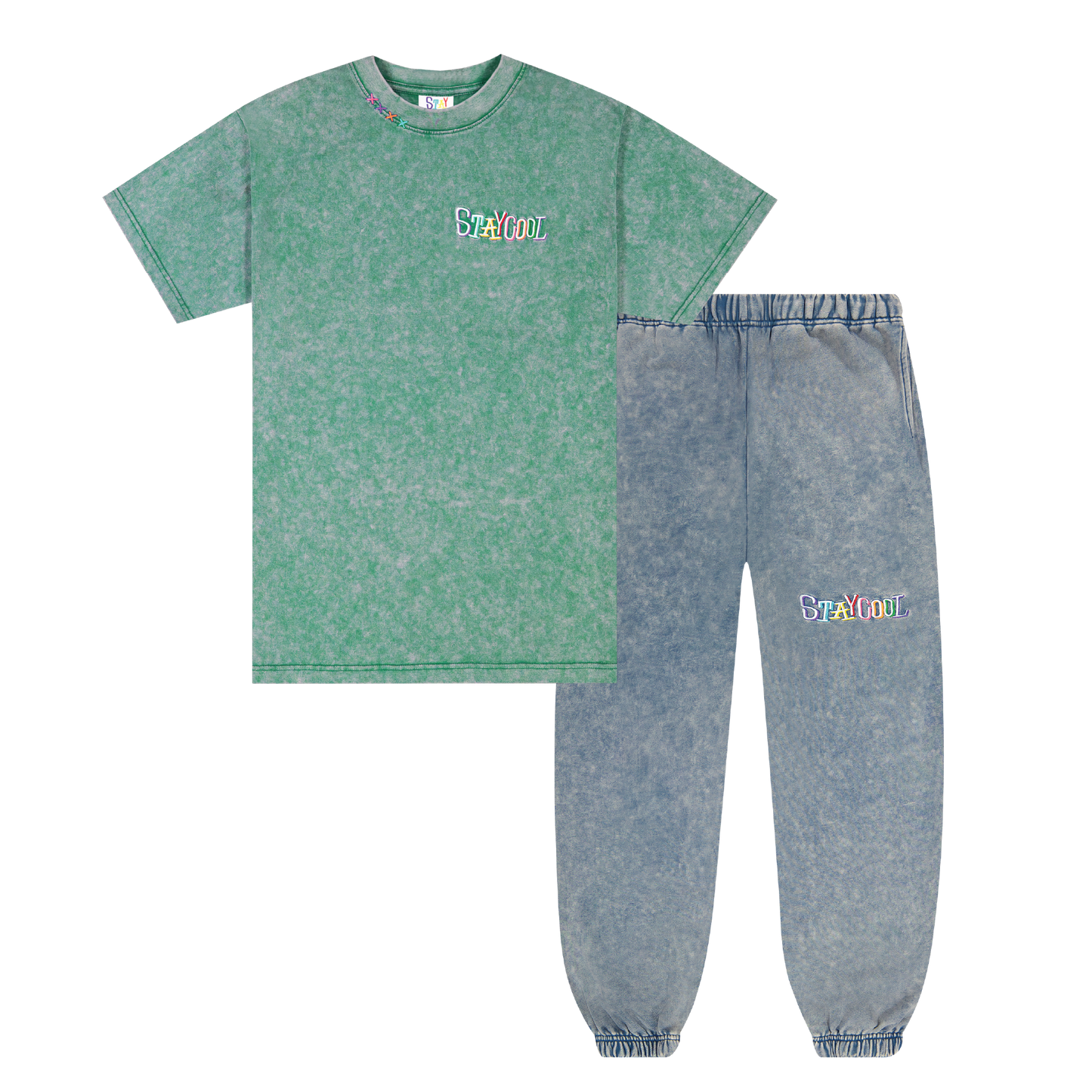 Tribal Kelly Tee/Denim Sweatpants Bundle