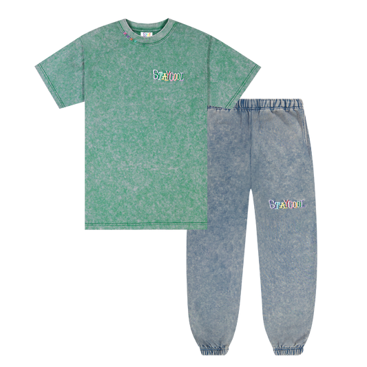 Tribal Kelly Tee/Denim Sweatpants Bundle