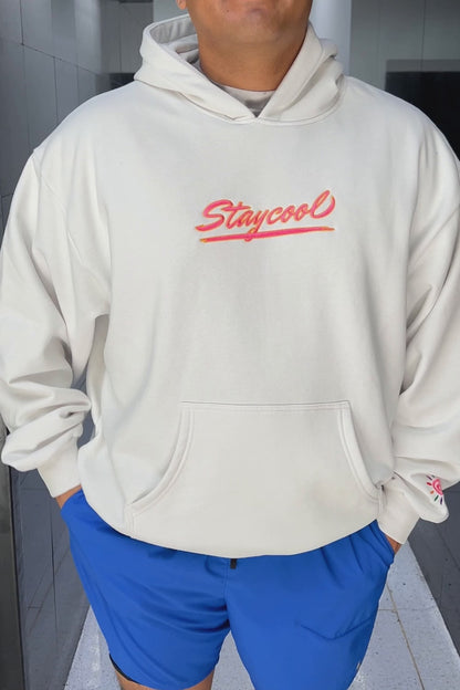 Sungear UV Activated Hoodie (White/Blue)