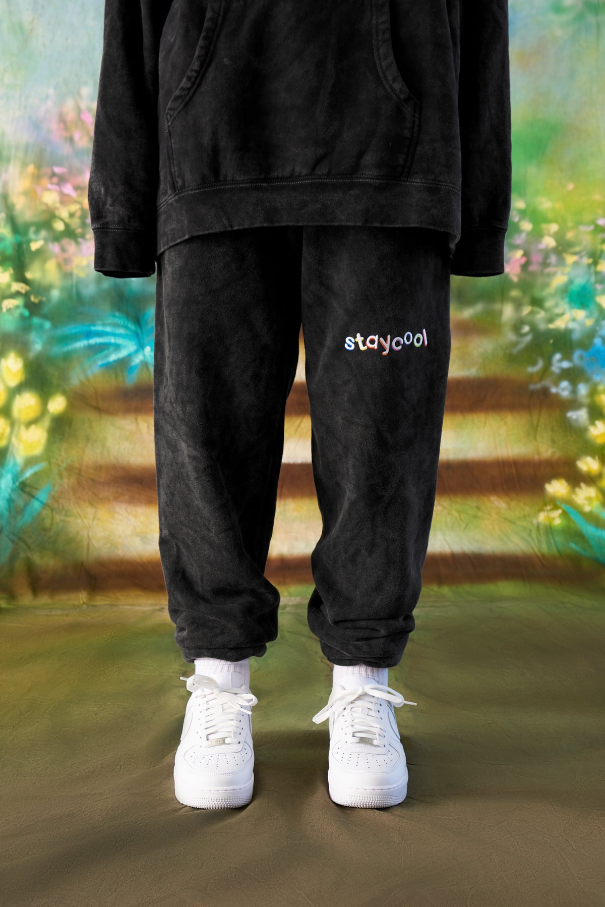Classic Sweatpants (Black Mineral Wash) – Staycoolnyc